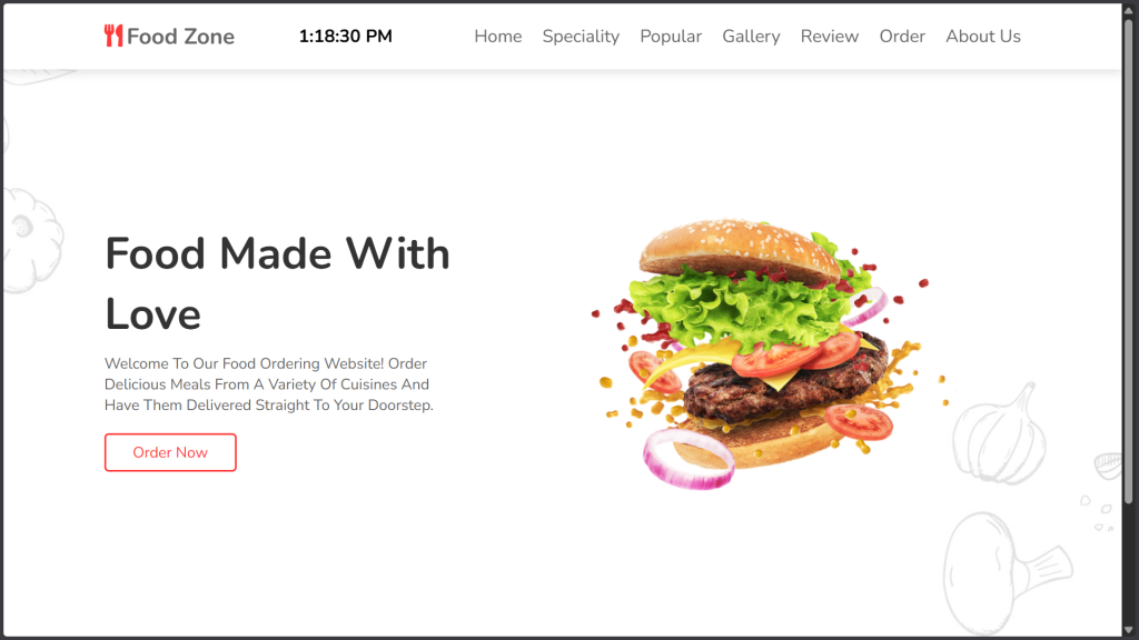 Food Delivery Website